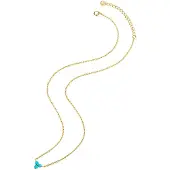 Glanzstücke Cadena turquesa / dorado