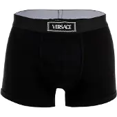 Versace Calzoncillo boxer negro / blanco