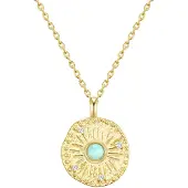 Glanzstücke Cadena turquesa / dorado