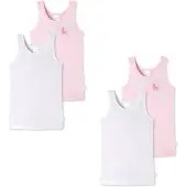 Schiesser Camiseta térmica turquesa / rosa pastel / rosa claro / blanco