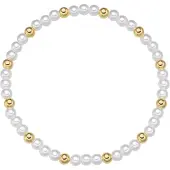Yokoamii Pulsera oro / blanco