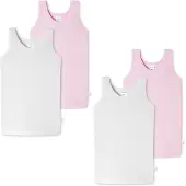 Schiesser Camiseta térmica rosa / blanco