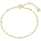Glanzstücke Pulsera dorado / rosa