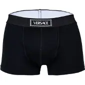 Versace Calzoncillo boxer negro / blanco