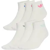 Adidas Originals Calcetines 'Ankle 6 Pairs Kids' azul / menta / rosa / blanco