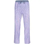 Luca David Pantalón de pijama 'Olden Glory' azul / rojo / offwhite