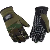 Normani Guantes con dedos ' Selachii ' taupe / caqui / verde oscuro / negro