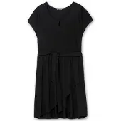 Sheego Vestido de verano negro