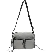 Mindesa Bolso de hombro gris / negro