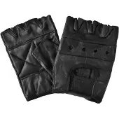 Normani Guantes sin dedos negro
