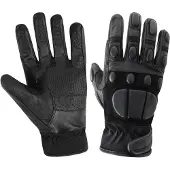 Normani Guantes con dedos ' WatchDog ' negro