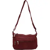 Mindesa Bolso de hombro borgoña