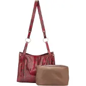 NAEMI Bolso de hombro rojo