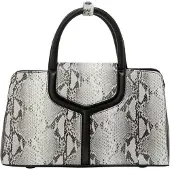 Faina Bolso de mano negro / blanco
