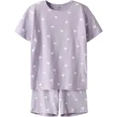 TWO SOON Camiseta de noche lila claro / blanco