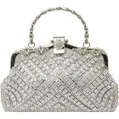 NAEMI Bolso de mano plata