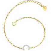 Glanzstücke Pulsera oro / blanco