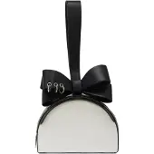 NAEMI Bolso de mano negro / blanco