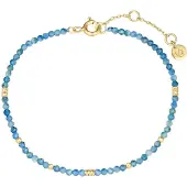 Glanzstücke Pulsera azul / dorado