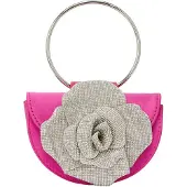 NAEMI Bolso de mano fucsia / plata