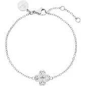 Purelei Pulsera 'Cuore' plata / transparente