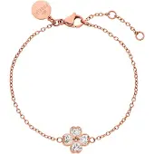 Purelei Pulsera 'Cuore' bronce / transparente