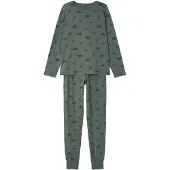 TWO SOON Pijama verde / verde oscuro
