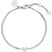 Purelei Pulsera 'Tiny Heart' plata