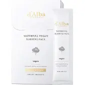 D'alba Waterfull Vegan Sleeping Pack Mascarilla de Noche Hidratante 12x4ml