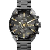 Diesel Reloj analógico 'Spiked' oro / antracita / plata