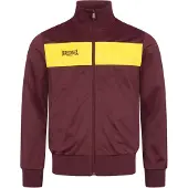 Lonsdale Chaqueta de chándal 'Alnwick' amarillo / borgoña