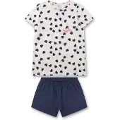 Sanetta Pijama navy / rojo / blanco natural