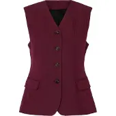 Selected Chaleco para traje 'SLFFEDORA' berenjena