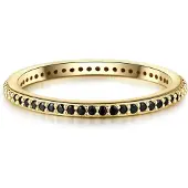 Glanzstücke Anillo oro / negro