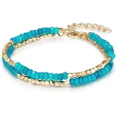 Lulu & Jane Pulsera turquesa / dorado