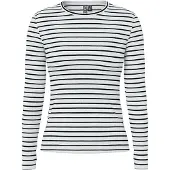 Pieces Camiseta 'PCRUKA' negro / blanco