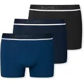 Schiesser Calzoncillo boxer navy / genciana / negro / blanco