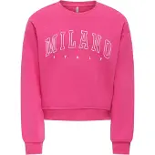 ONLY GIRLS Sudadera magenta / blanco