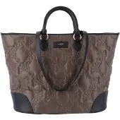 JOOP! Shopper 'Ricamo Meryl' oliva / negro