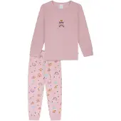 Schiesser Pijama 'Horse World' azul / altrosa