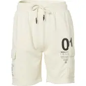 KOROSHI Pantalón negro / blanco lana