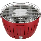 LotusGrill G-34 U, parrilla de carbón, color rojo