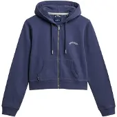Superdry Sudadera Con Cremallera Essential Logo Cropped