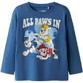 TWO SOON Camiseta 'Paw Patrol' azul real / azul claro / rojo / offwhite