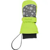Playshoes Guantes gris / verde claro / negro / blanco