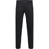 Selected Pantalón de pinzas 'SLHNeli' negro moteado