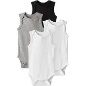 TWO SOON Pijama entero/body gris / negro / blanco