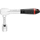 Facom Llave de trinquete reversible de precisión , 1/4"