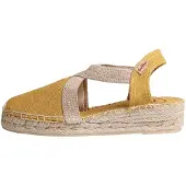 Toni pons Alpargatas 'VERDI-V' ocre / oro