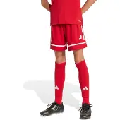 Adidas Pantalón deportivo 'Squadra 25' rojo carmesí / blanco